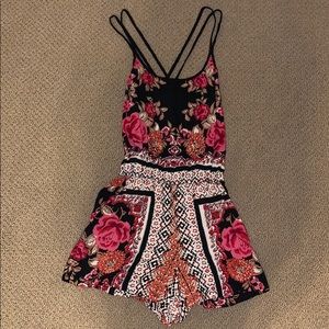 Fun patterned romper